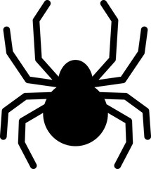 spider illustration on a white background      