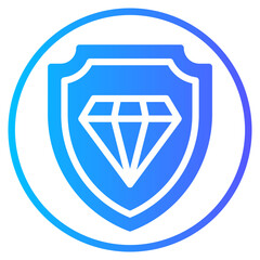 shield gradient icon