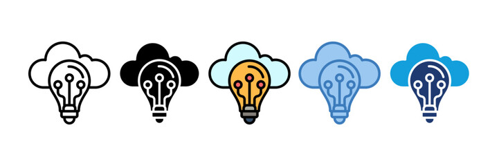 Technology Icon Element For Design