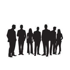 Business people, set of vector silhouettes
