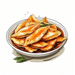 the AI Image Generator, Delicious Bowl of Noodles With Crispy Tofu and Fresh Herbs