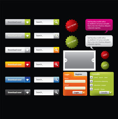 Ornamental Floral Design A classic black and white floral design element featuring elegant, curved leaves and intricate detailing. Perfect for use in decorative borders, logos