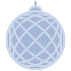 Mirror Ball Flat Design Icon, Black And White Flat Design Icon Symbol