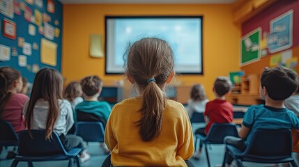 AI-powered classroom with personalized lessons adapting based on individual student progress.