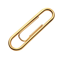  paper clip isolated on  white and transparent background