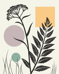 Obraz premium set of flowers