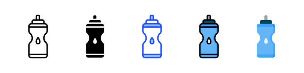 Drink Icon Collection With Multiple Styles