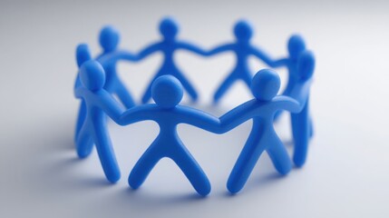 Diverse group of individuals holding hands symbolizing team synergy and collaboration in a community setting