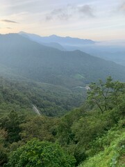 Obraz premium mountain landscape in the morning
