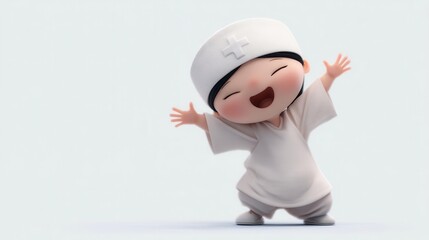 Happy cartoon child illustration