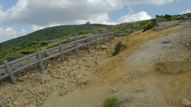 蔵王連峰 蔵王の御釜 Zao Mountain Range, Zao Okama Crater