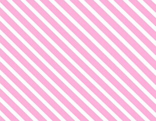 ピンクと白の斜めのシームレスな縞の背景