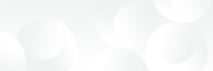 Abstract pattern white geometric banner design background.