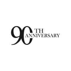 anniversary logo design, 90th anniversary, symbol, icon, party, logo design for 90th anniversary, vector, success, illustration, birthday, symbol, background, year, congratulations, greeting, invitati