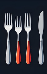 fork and knife