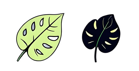 Leaf icon, Leaf vector, Leaf illustration, Green leaf, Autumn leaf, Fall foliage, Maple leaf, Oak leaf, Tropical leaf, Palm leaf, Realistic leaf, Flat leaf design, Minimal leaf icon, Leaf silhouette, 