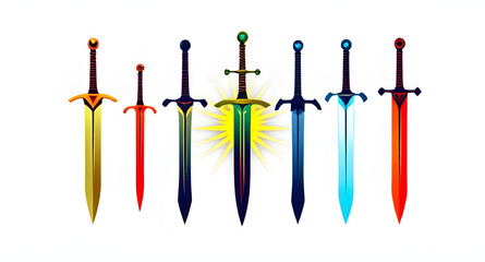 Sword icon, Sword vector, Sword illustration, Medieval sword, Fantasy sword, Warrior sword, Blade icon, Sharp sword, Combat sword, Sword silhouette, Sword outline, Realistic sword, Cartoon sword, Flat