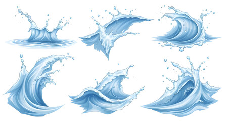 set of dynamic water