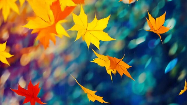 autumn leaves background