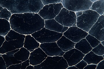 Abstract cracked ice texture, showcasing a pattern of irregular polygons with delicate veins
