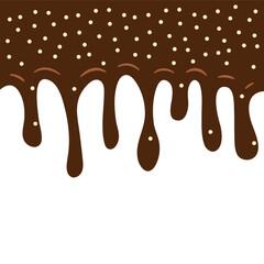 Melting Chocolate Illustration