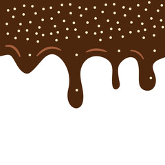 Melting Chocolate Illustration