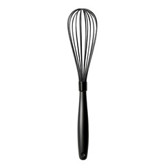 Elegant and versatile stainless steel whisk, essential kitchen tool illustration, kitchenware