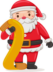 Santa Claus Character Vector Illustration