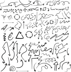  hand drawn vector element set