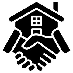 Property Agreement glyph icon