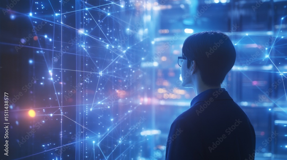 Poster experience the seamless integration of ai-driven solutions in technology environments from a user's 