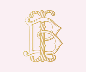 BI, IB, logo BI ,Letter BI,  Monogram BI, Wedding Monogram, Wedding Logo, Logo Design , Monogram Vintage
