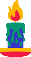 Easter Day Element Vector Illustration