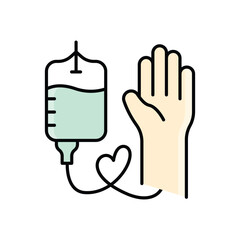 Chemotherapy Icon vector
