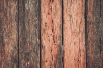 Fototapeta premium Rustic wood texture, perfect for backgrounds and design elements, showing grains and knots, with warm tones and natural imperfections