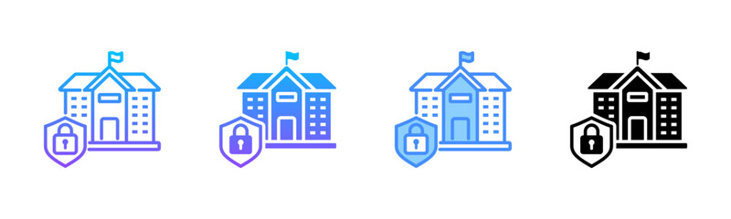 Campus Multi Style Icon Set