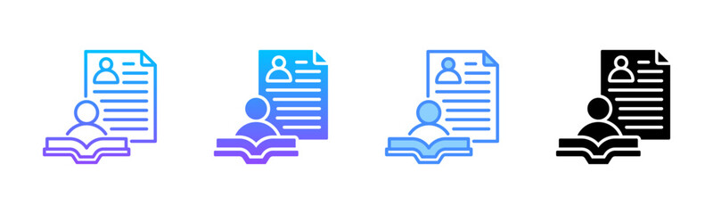 Internship Multi Style Icon Set