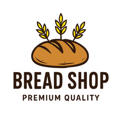 Bread Shop Icon Logo for Online Shop or Advertisement Graphic Resources Perfect for Owner