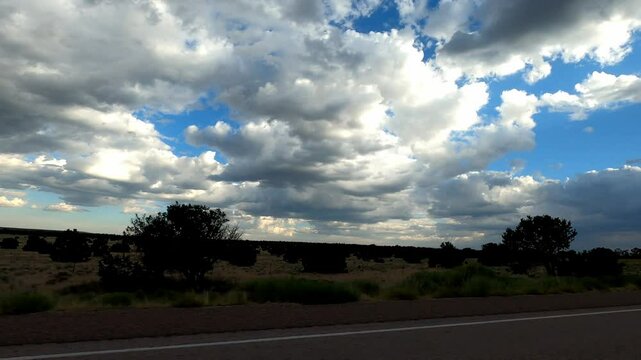 New Mexico Driving 0386 Datil Quemado desert Road