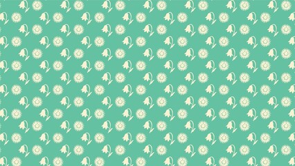 Vector seamless floral pattern design