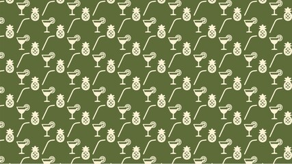 Vector seamless juice pattern 