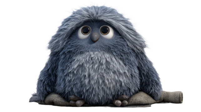 Adventurous animated creature fantasy world character design whimsical environment close-up view cute and playful concept