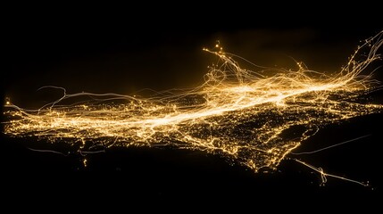 Abstract gold energy flow (1)