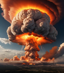 Nuclear explosion image