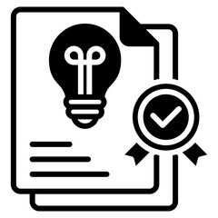 Fototapeta premium Project Approval outline mixed icon