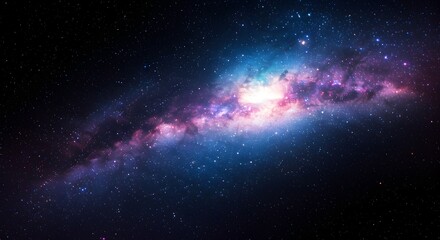 Mesmerizing Cosmic Nebula A Vivid Display of Celestial Colors and Galactic Structures