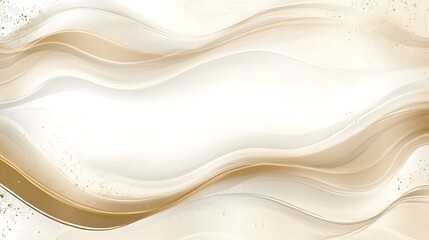 Obraz premium Abstract background with flowing gold lines