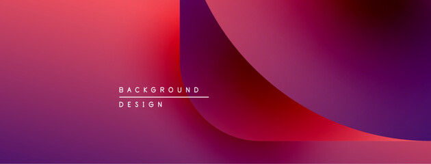 Abstract gradient background. Smooth color transitions, purple, pink, blue hues. Minimalist design with text elements present. Modern aesthetic.