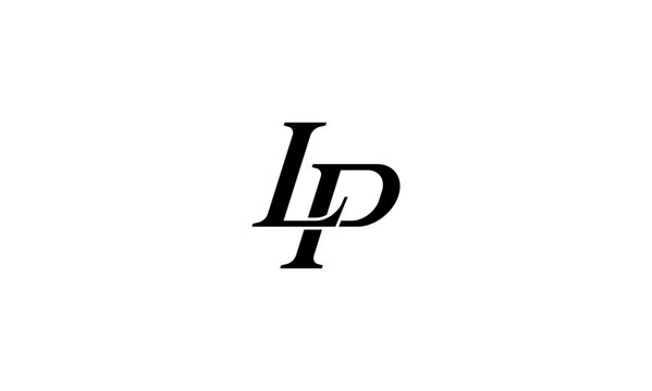 LP initial letters, monogram logo