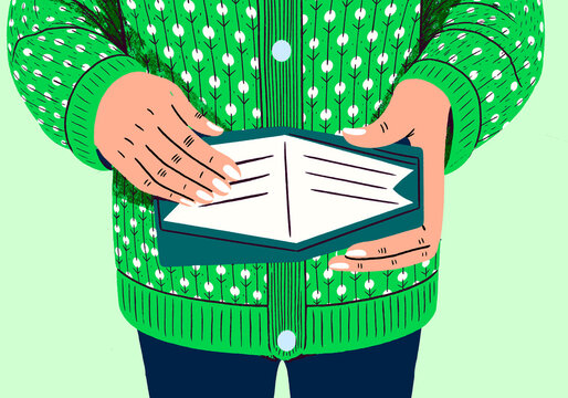 Illustration of hands holding an empty wallet symbolizing financial crisis and economic hardship